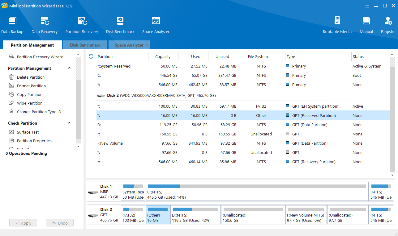 Install MiniTool Partition Wizard